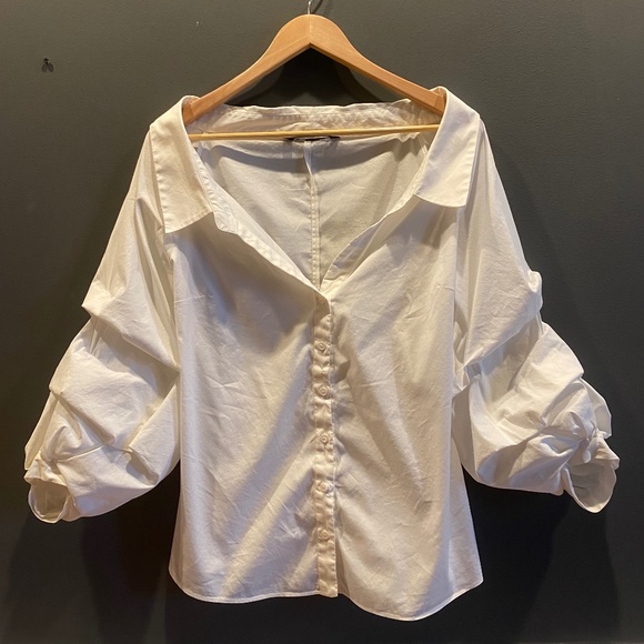 Women's Zara Blouse Size Large - Picture 3 of 5